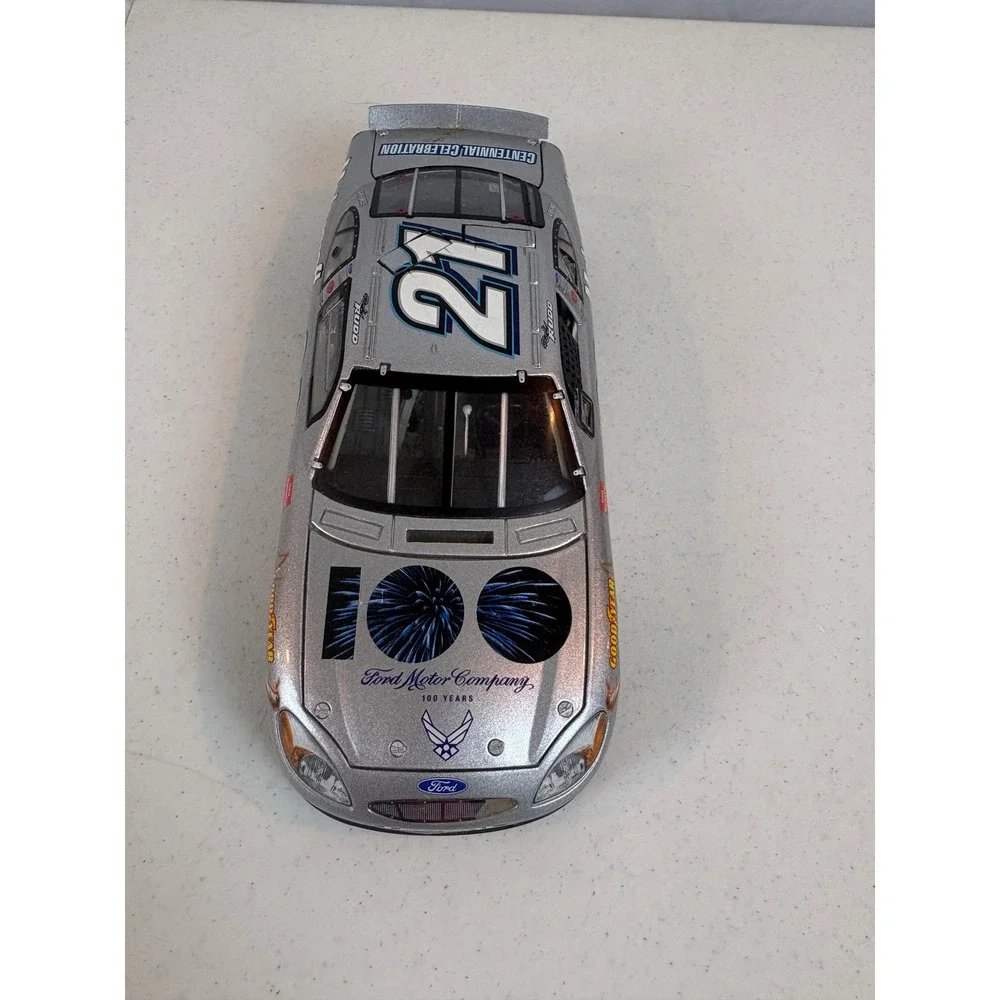 Ricky Rudd 21 Motorcraft Ford Taurus 100 Years Centennial 1:24 Diecast Silver
